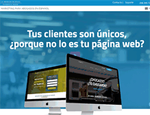 Tablet Screenshot of laopinionhispana.com
